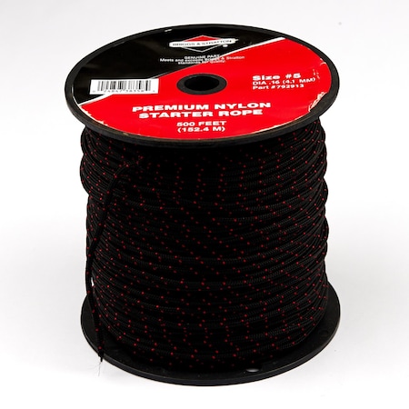 Briggs & Stratton #5 Starter Rope, 500 Ft 792913